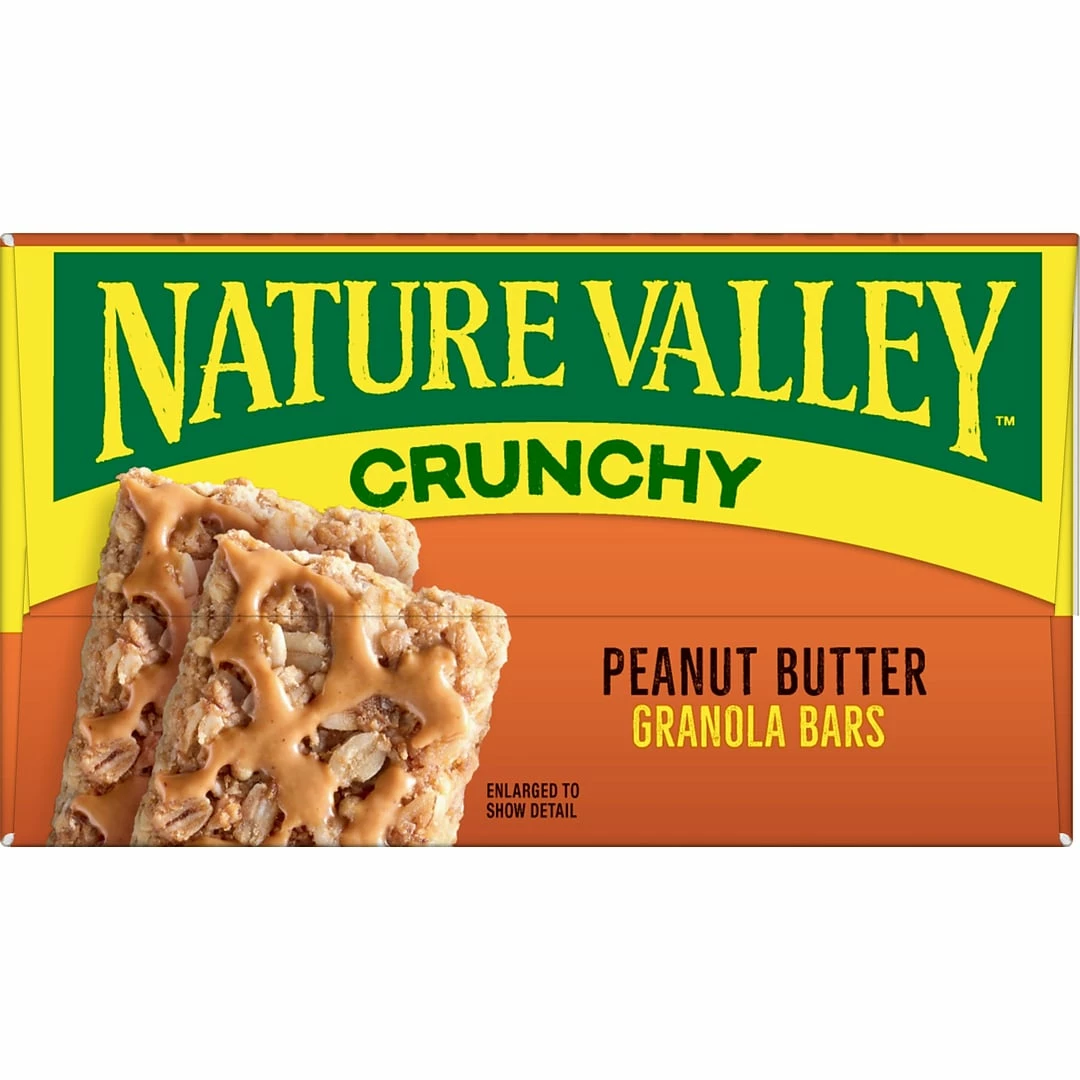 Nature Valley Crunchy Granola Bars, Peanut Butter, 1.5 Oz., 18/Box (33550)
