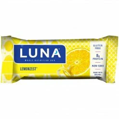 Clif Luna Whole Nutrition Bar, Lemon Zest, 1.69 Oz, 15/Box (CCC210004)