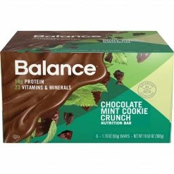 Balance Protein Bar, Chocolate Mint Cookie Crunch, 1.76 Oz., 6/Box (NRN53785)