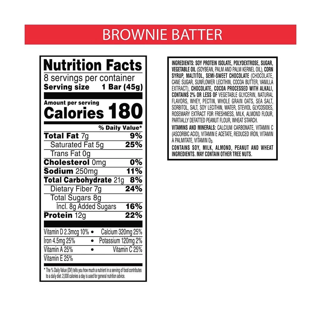 Kellogg's® Special K® Brownie Batter Protein Bars, 1.59 Oz. Bars, 8/Box (KEE29187) - Image 5
