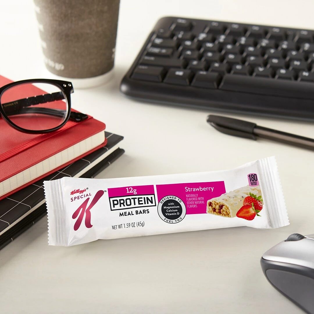 Kellogs Special K Protein Bars, Strawberry, 1.59 Oz., 8/Box (29185) - Image 4