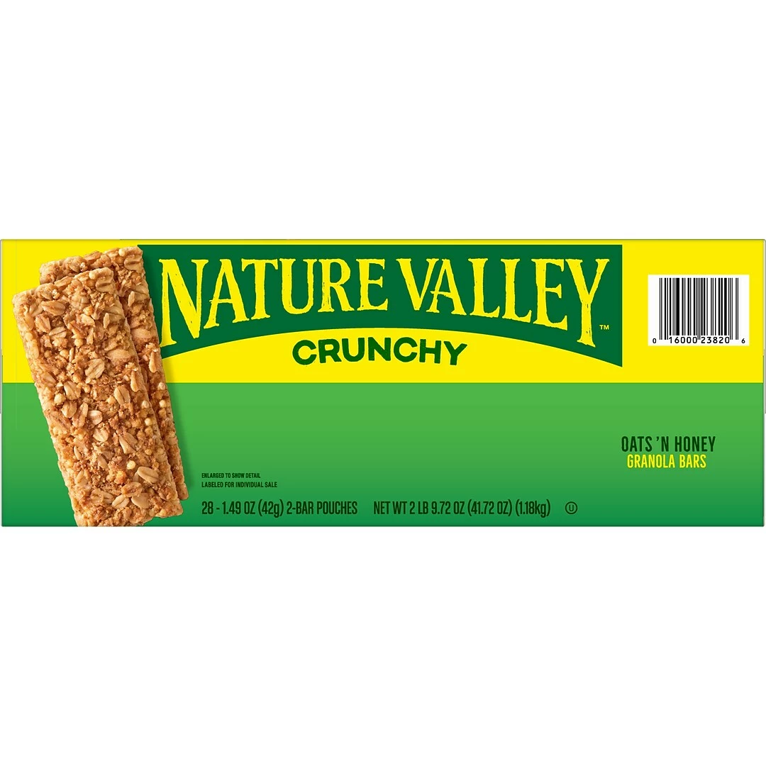 Nature Valley Crunchy Granola Bars, Oats & Honey, 1.5 Oz., 28/Box (2382) - Image 3