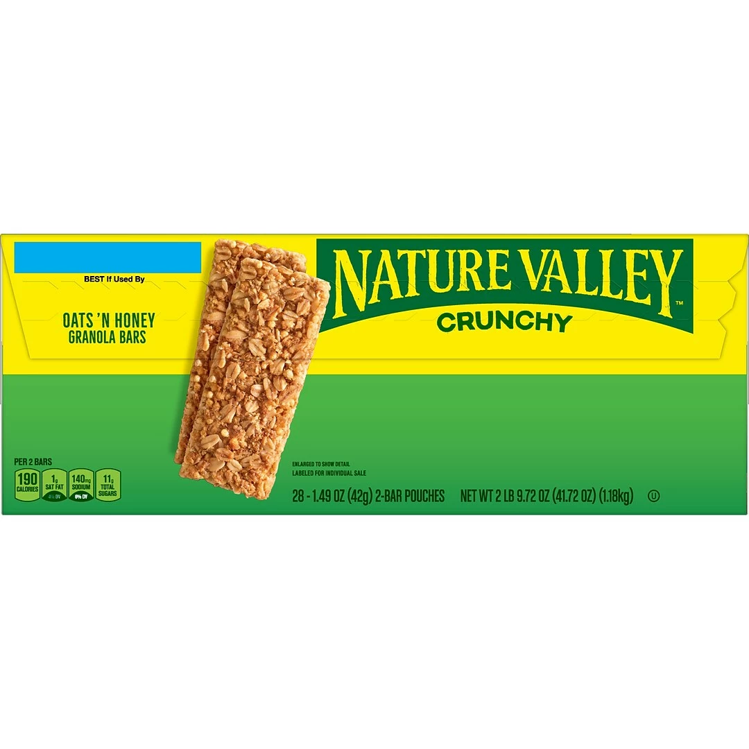 Nature Valley Crunchy Granola Bars, Oats & Honey, 1.5 Oz., 28/Box (2382) - Image 4