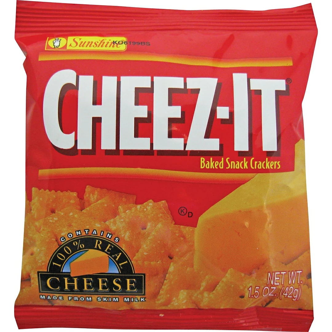 Sunshine® Cheez-It Crackers, 1.5 Oz. Bags, 60 Bags/Box 5 Sunshine® Cheez-It Crackers, 1.5 Oz. Bags, 60 Bags/Box - Image 3
