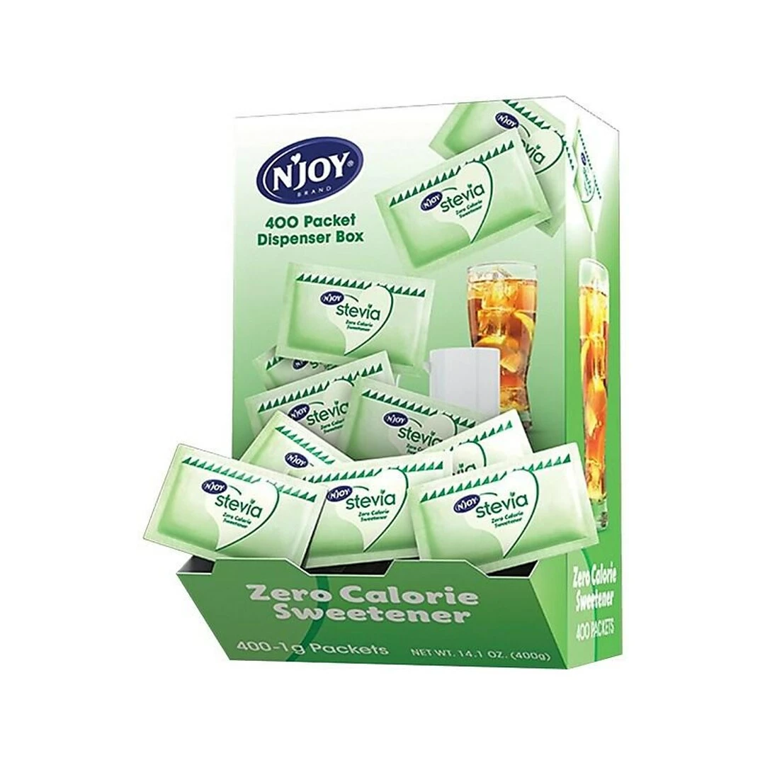 N'Joy Stevia Artificial Sweeteners, 400/Box (83221) - Image 2