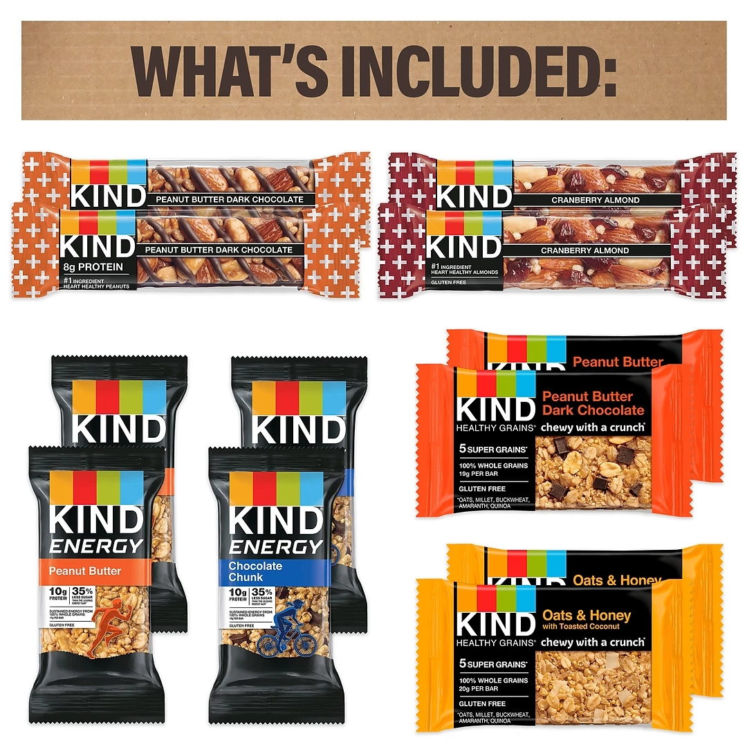 Break Box KIND® Bar Snack Mix, Variety Flavors, 22/Box (700-S0021) - Image 2