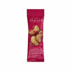 Sahale Snacks Nuts, Pomegranate Vanilla Flavored Cashews, 1.5 Oz., 18/Carton (SMU00328)