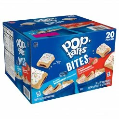 Kellogg's Pop-Tarts Bites, Frosted Blueberry/Strawberry, 3.5 Oz., 20/Carton (KEE11683)