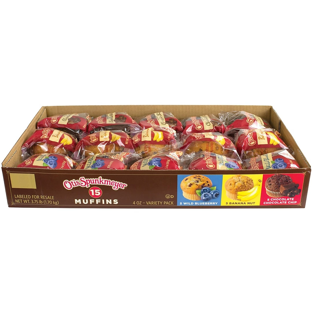 Otis Spunkmeyer Variety Pack Muffins, 15/Pack (900-00067) - Image 2