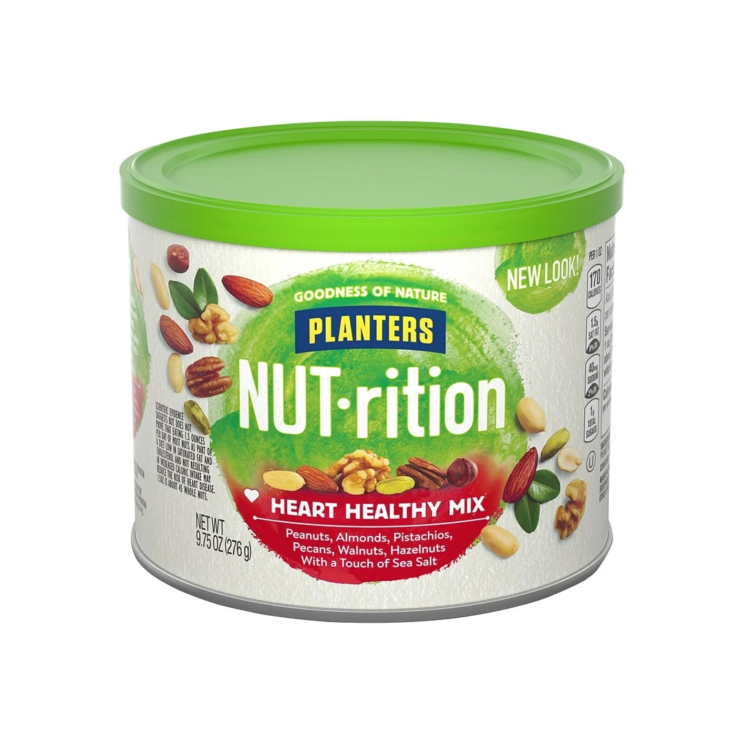 Planters NUT-rition Heart Healthy Mix Nuts, Variety, 9.75 Oz. (05957)