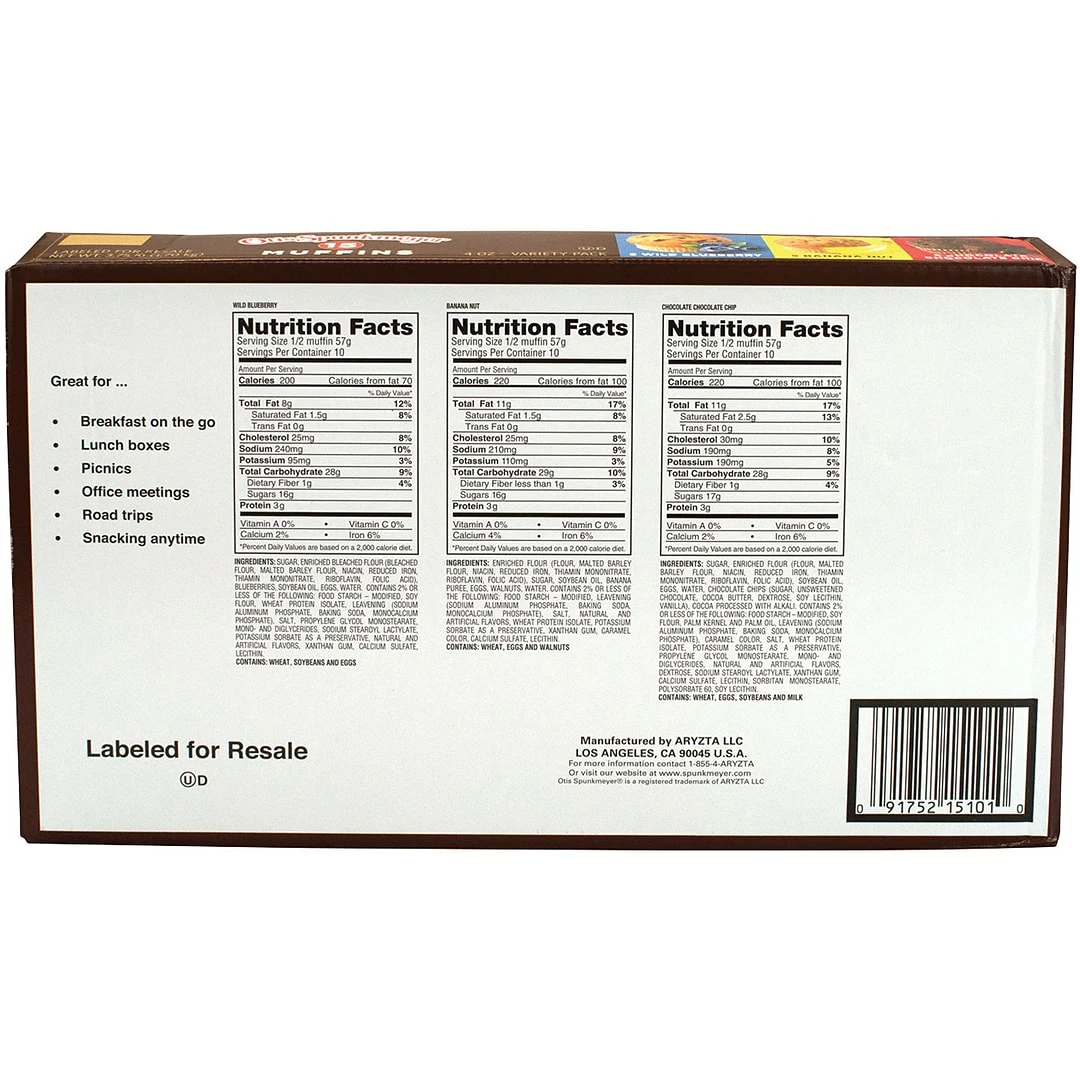 Otis Spunkmeyer Variety Pack Muffins, 15/Pack (900-00067) - Image 6