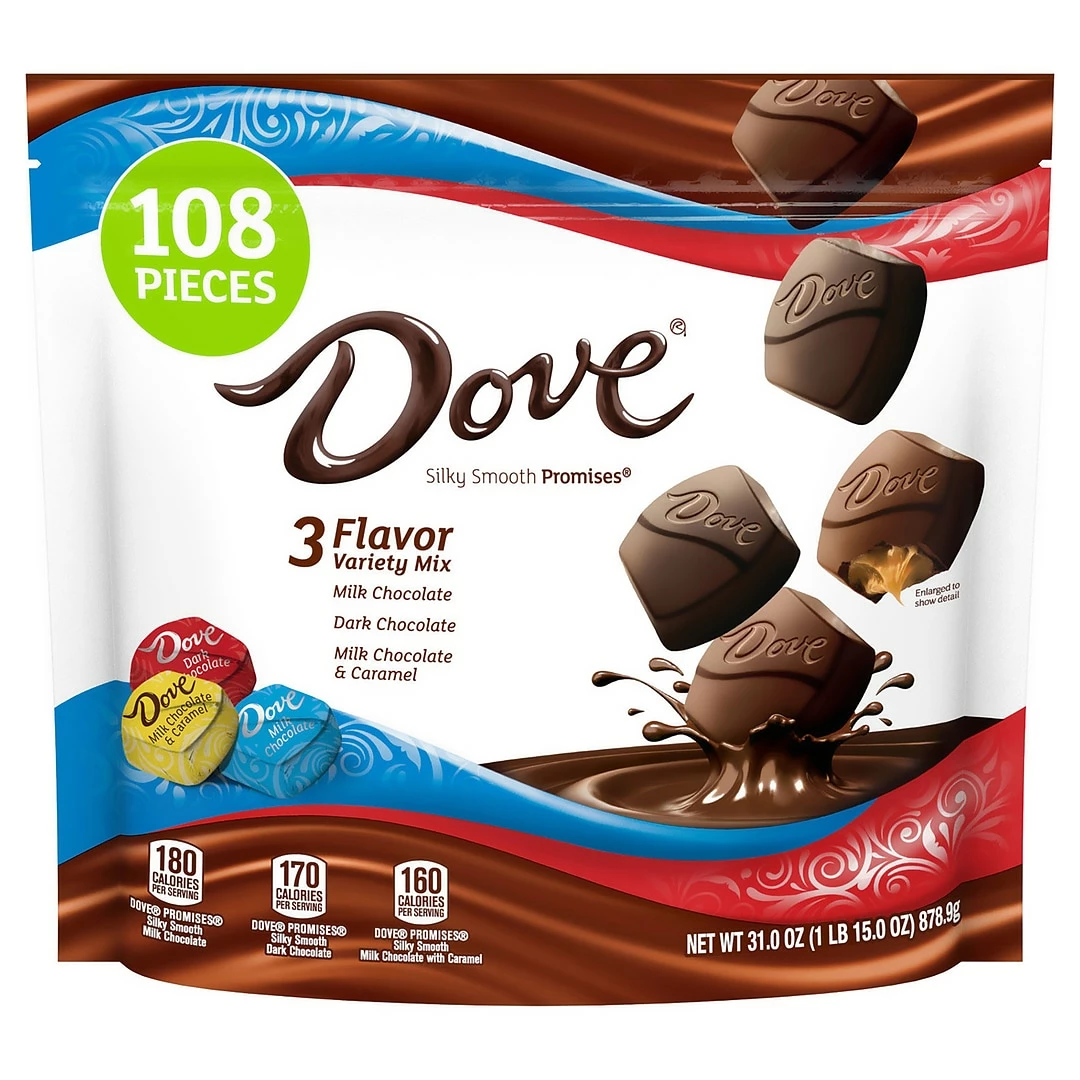 Dove Promises Variety Mix Assorted Chocolate Candy 31oz