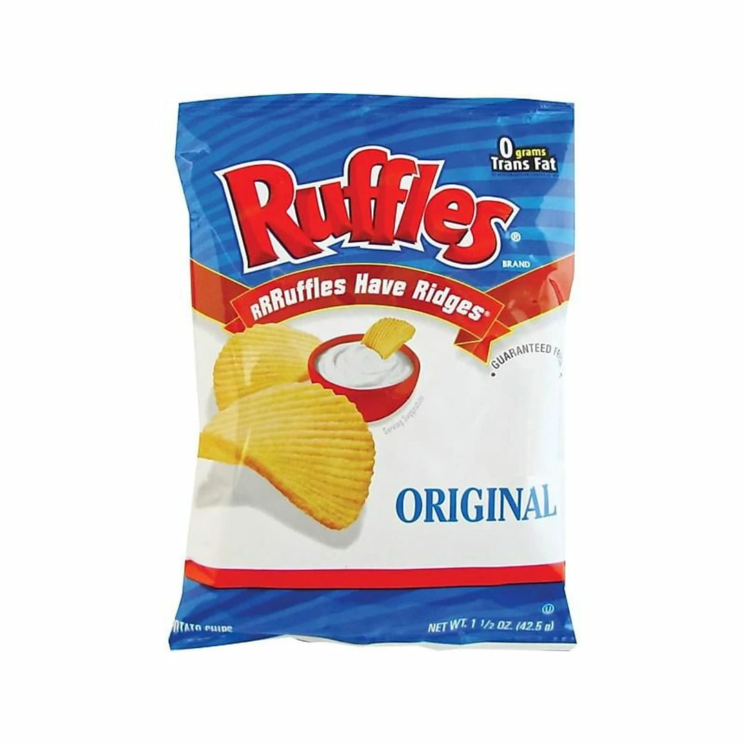 Ruffles Chips, Original, 1.5 Oz., 64/Carton (FRI44363)